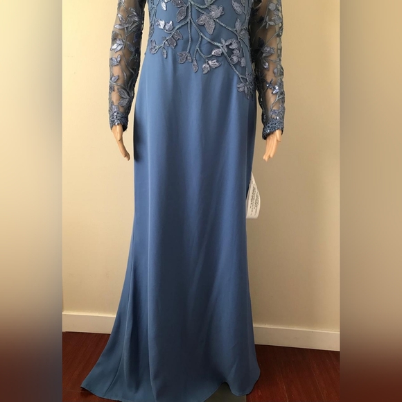 Tadashi Shoji Blue Gown - Picture 5 of 5